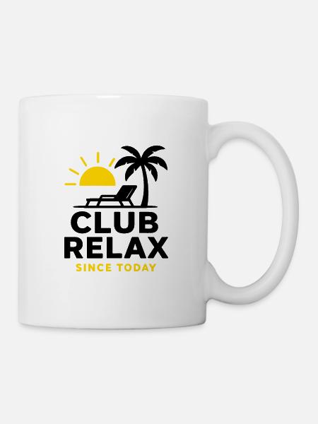 Sonnenaufgang mit Motivationsbotschaft - Tasse - Weiß