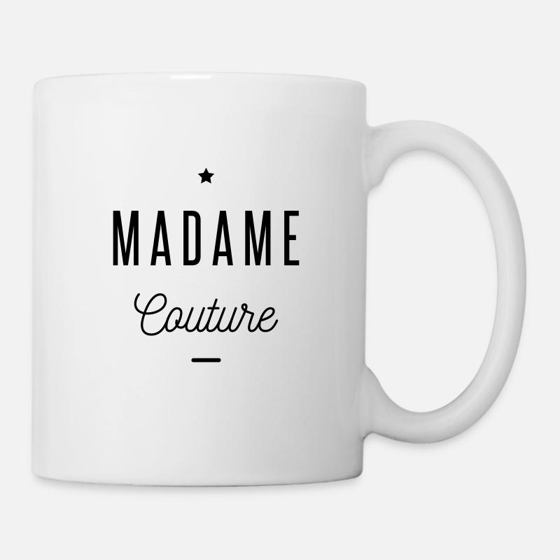 madame couture - Mug blanc - blanc