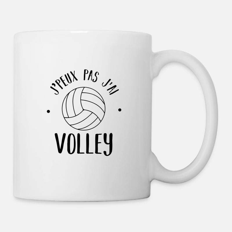 Ich kann nicht Volleyball - Tasse - Weiß