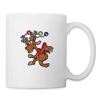 Noël rennes - Mug blanc - blanc - Droite