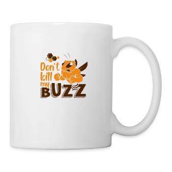 Biene Muskeln Natur Earth Day Bienen Geschenk - Tasse - Weiß - Rechts