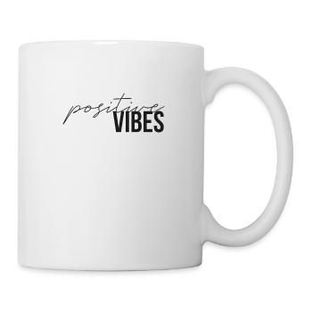 cadeau moderne vibes positives - Mug blanc - blanc - Droite