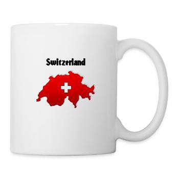 T-shirt Switzerland - Mug - white - Right