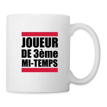 joueur de 3ème mi-temps - Mug blanc - blanc - Droite