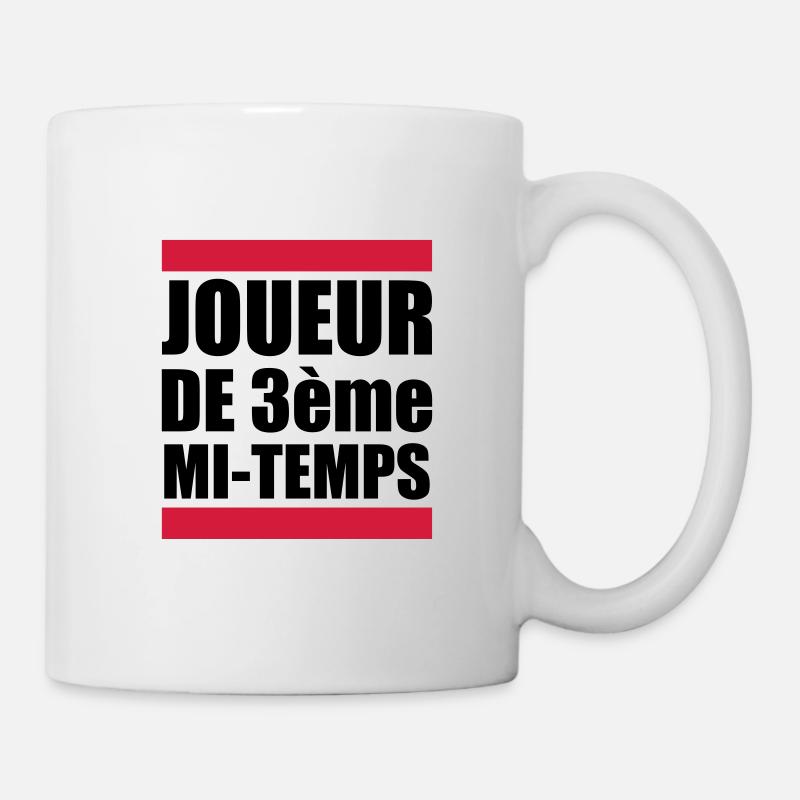 joueur de 3ème mi-temps - Mug blanc - blanc