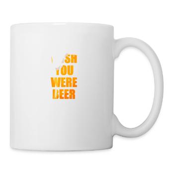 Bier - Tasse - Weiß - Rechts