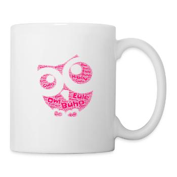 Hibou - Mug blanc - blanc - Droite