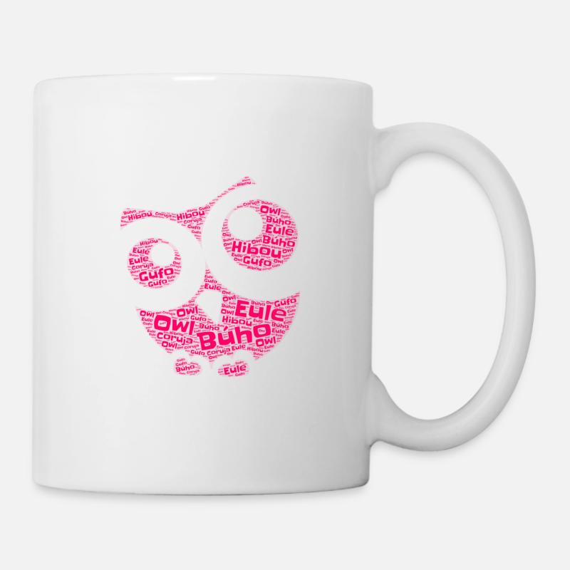 Eule - Tasse - Weiß
