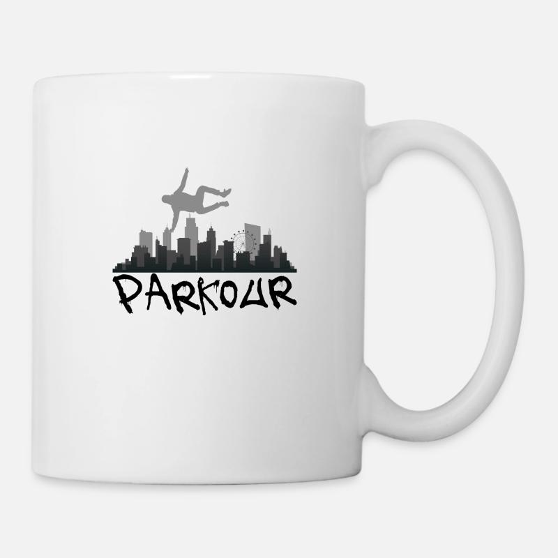 Parkour Freerunning Gift Hobby - Mug blanc - blanc