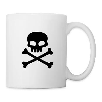 Piraten - Tasse - Weiß - Rechts