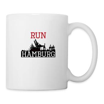Hamburg Run - Tasse - Weiß - Rechts