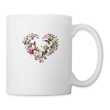 Flower heart, Paprika, Heart, Vegetables, Cuisine, Hungary - Mug - white - Right