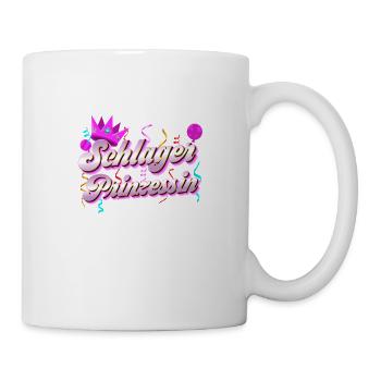 Schlager Prinzessin Schlagerfan Krone - Tasse - Weiß - Rechts