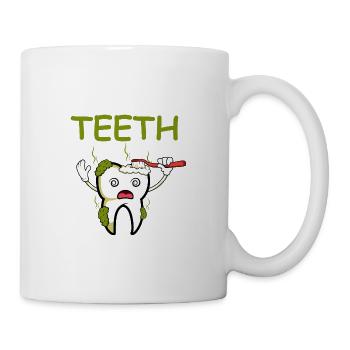 Brossez-vous les dents Étudiant en dentisterie. Poison - Mug blanc - blanc - Droite