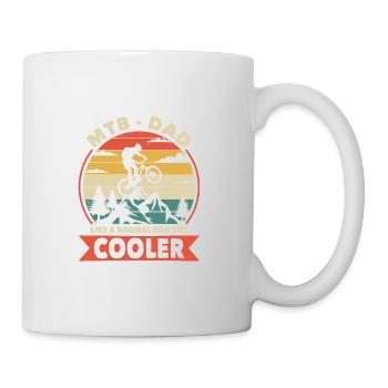 MTB Dad like a normal dad but cooler - Mug - white - Right