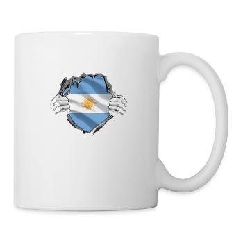 Argentina Flag South America Argentine Flag - Mug - white - Right