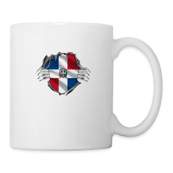 Dominican Republic Flag Dom Rep Flag Trip - Mug - white - Right