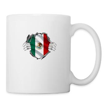 Mexiko Flagge Mexikanische Fahne Mexico Südamerika - Tasse - Weiß - Rechts