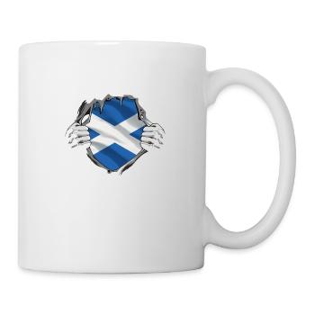 Scotland Flag Scottish Flag Alba GB UK - Mug - white - Right