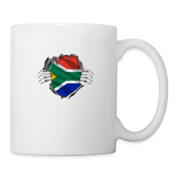 South Africa Flag Africa South African Flag - Mug - white - Right