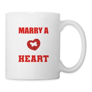 Biomed Tech heiraten Liebende Person Geschenk - Tasse - Weiß - Rechts
