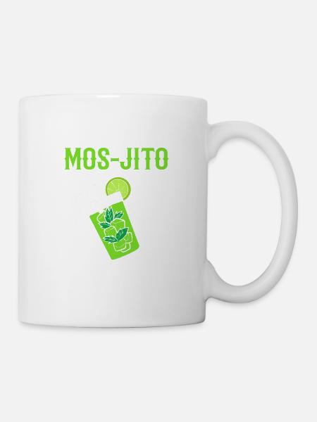 Mos-Jito Komiker Geschenk - Tasse - Weiß