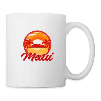 Maui Hawaii Summer Beach Lovers Gift - Mug - white - Right