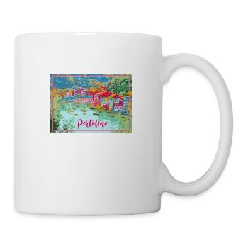 portofino,italy,port,sea,landscape,italy - Mug - white - Right
