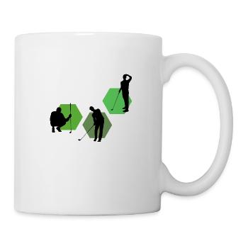 golf golfsport golfclub golfer - Tasse - Weiß - Rechts