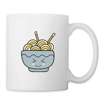 Ramen Nudeln Japan Küche - Tasse - Weiß - Rechts