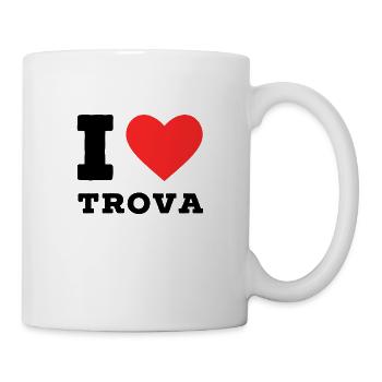 I love trova - Mug - white - Right