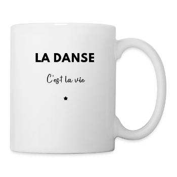 La danse c’est la vie - Mug blanc - blanc - Droite