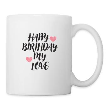 Bon anniversaire - Mug blanc - blanc - Droite