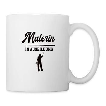 Malerin in Ausbildung Malerausbildung Azubi - Tasse - Weiß - Rechts