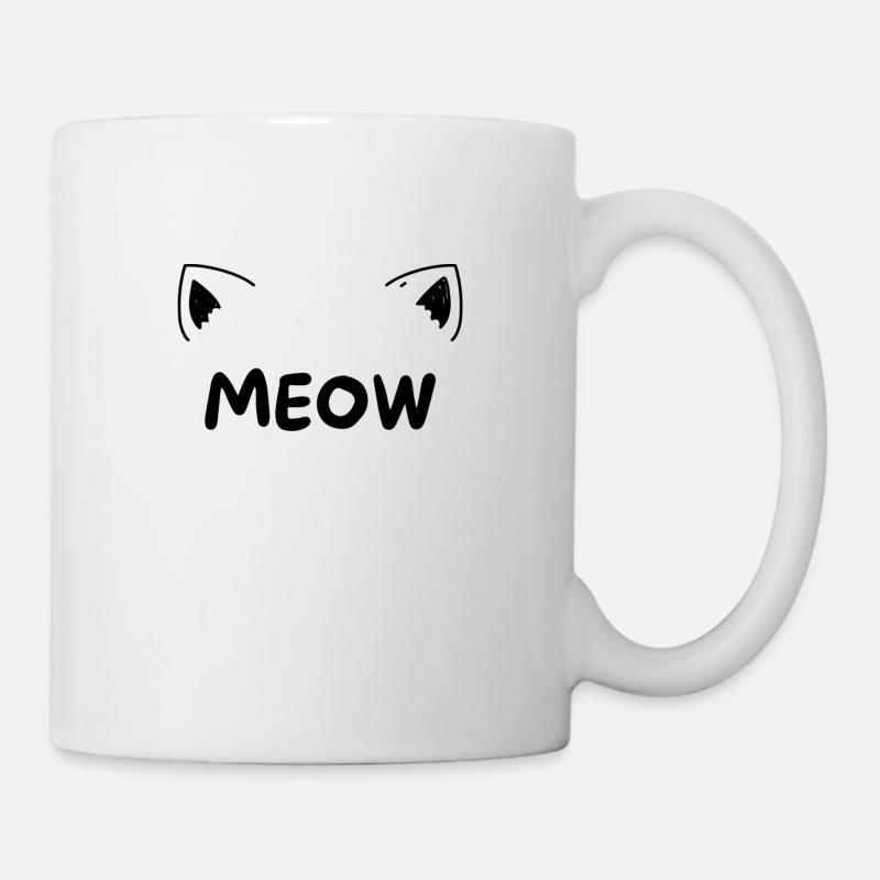 Miaou - Mug blanc - blanc