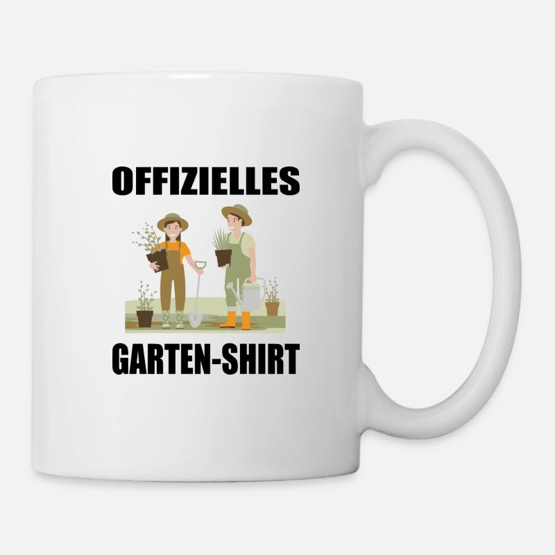 Garten - Tasse - Weiß