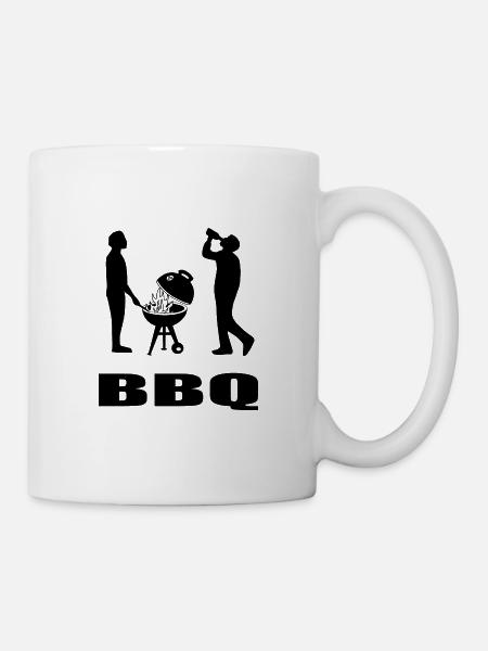 BBQ - Tasse - Weiß