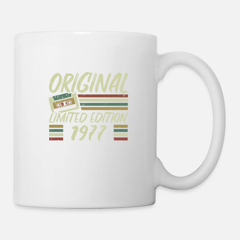 Vintage 1977 Rétro Cadeau D’anniversaire 1977 - Mug blanc - blanc
