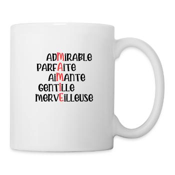 mamie - Mug blanc - blanc - Droite