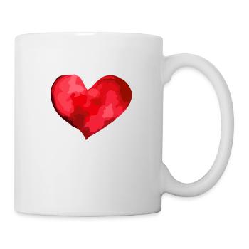 Heart Love In Love - Mug - white - Right