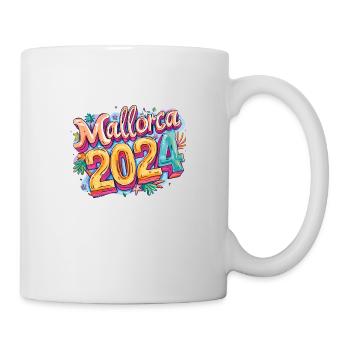 Vacances colorées à Majorque 2024 - Mug blanc - blanc - Droite