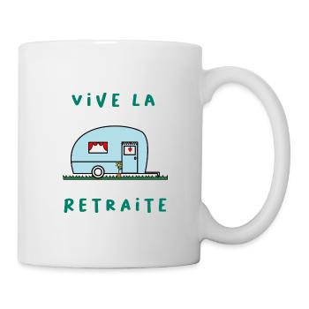 RETIREMENT. HAPPY RETIREMENT. HAPPY RETIREMENT - Mug - white - Right