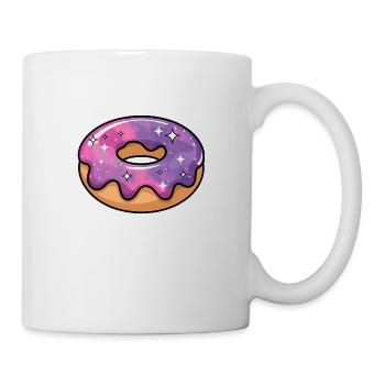 Kosmische Galaxie Donut - Tasse - Weiß - Rechts