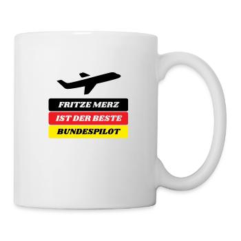 Fritze Merz is the best federal pilot - Mug - white - Right