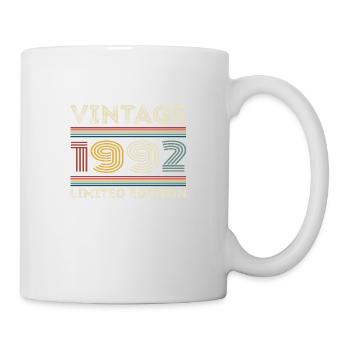 1992 Geburtstag 1992 Retro 1992 Geschenk 1992 - Tasse - Weiß - Rechts