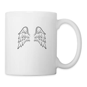 Angel wings wings - Mug - white - Right