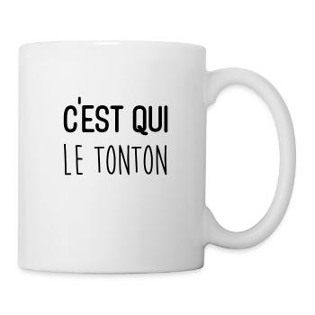 C'est qui le tonton - Mug blanc - blanc - Droite