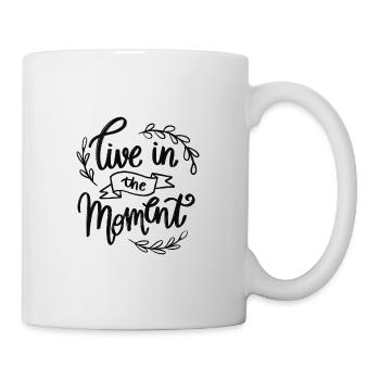 Live In The Moment - Mug - white - Right