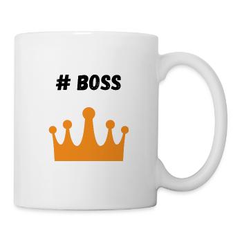 BOSS 9 - Mug blanc - blanc - Droite
