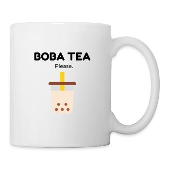 Boba tea please. - Mug - white - Right